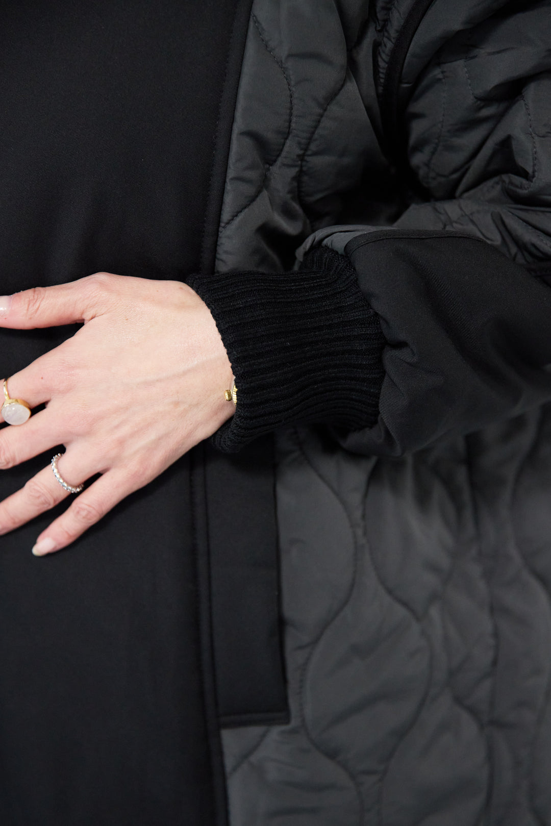 中綿ヨーク切替ミリタリーコート