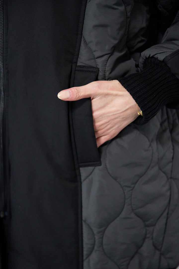 中綿ヨーク切替ミリタリーコート