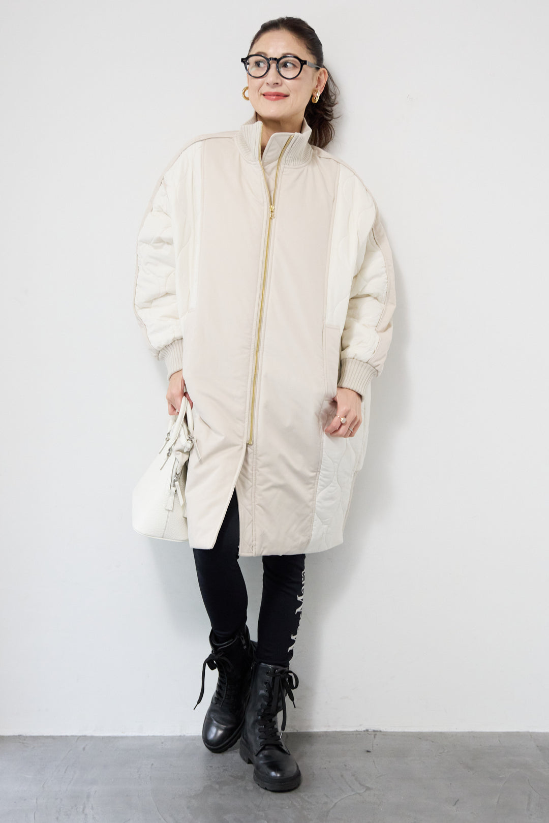 中綿ヨーク切替ミリタリーコート