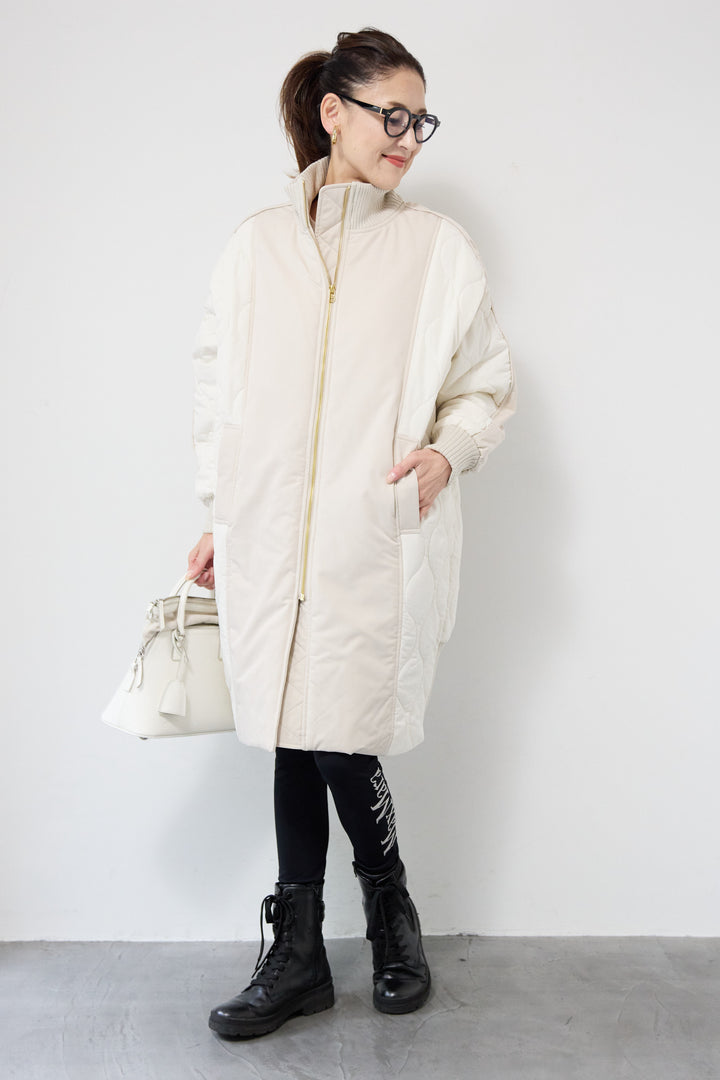 中綿ヨーク切替ミリタリーコート