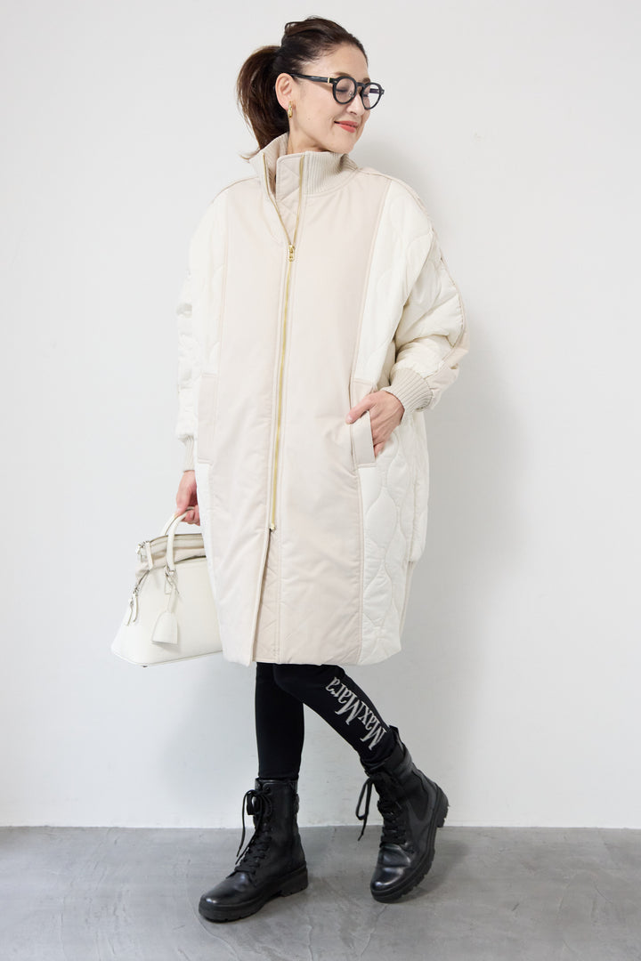 中綿ヨーク切替ミリタリーコート