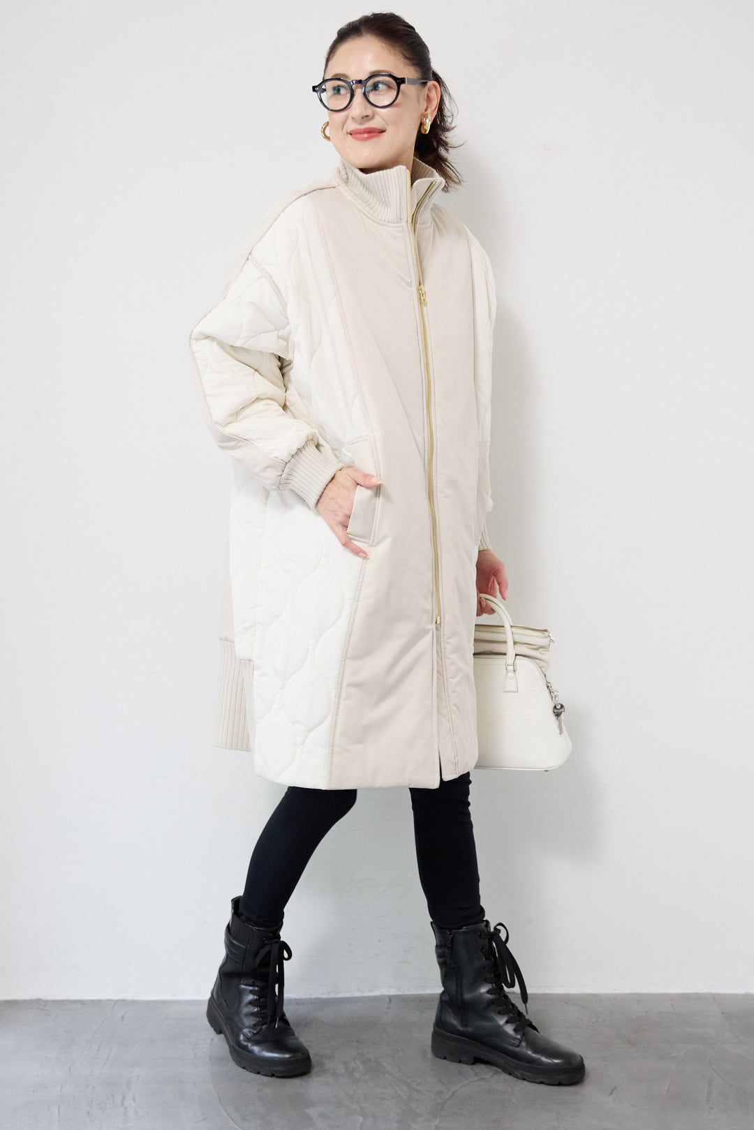 中綿ヨーク切替ミリタリーコート