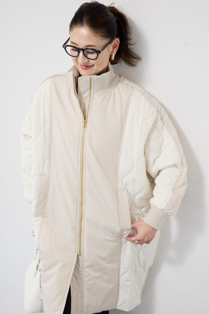 中綿ヨーク切替ミリタリーコート