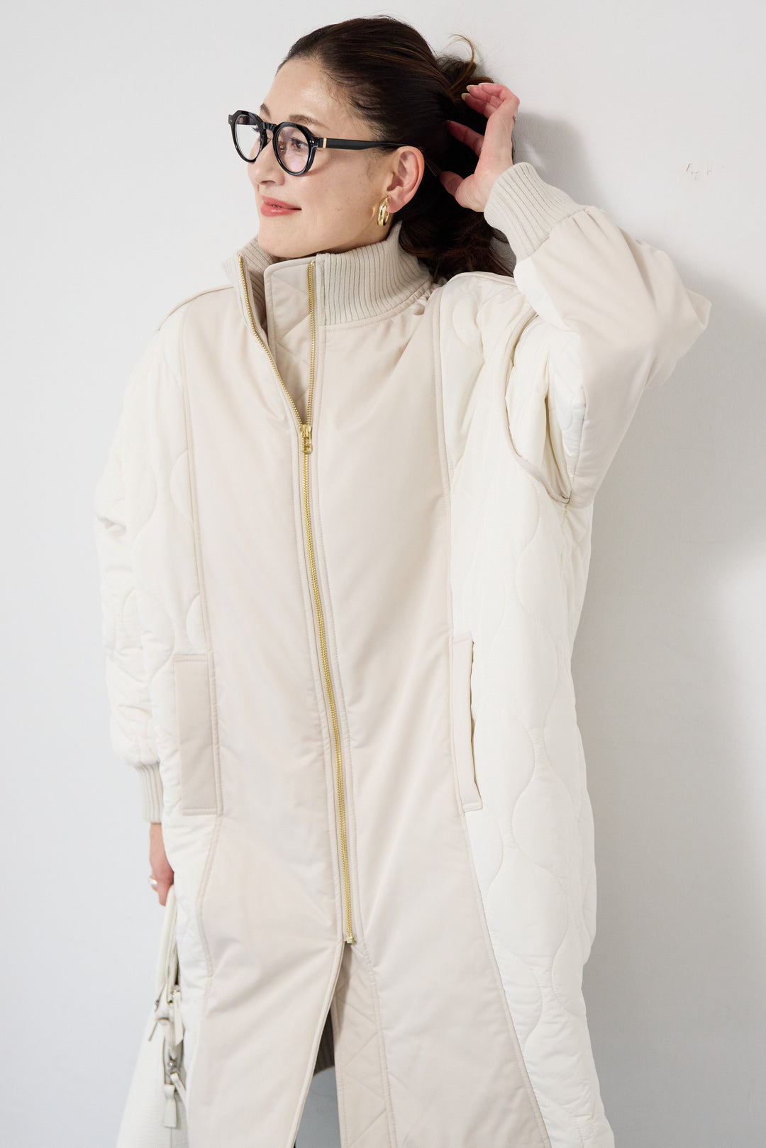 中綿ヨーク切替ミリタリーコート