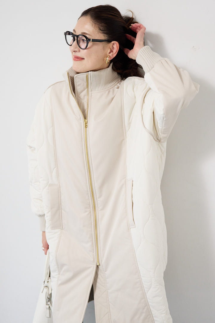 中綿ヨーク切替ミリタリーコート