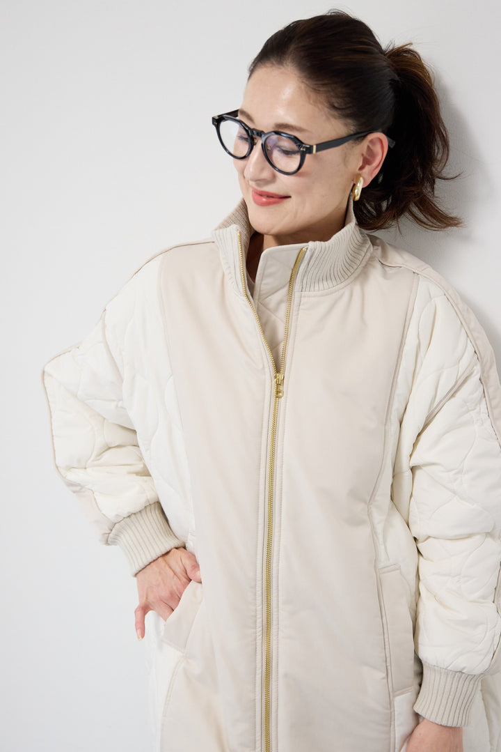 中綿ヨーク切替ミリタリーコート