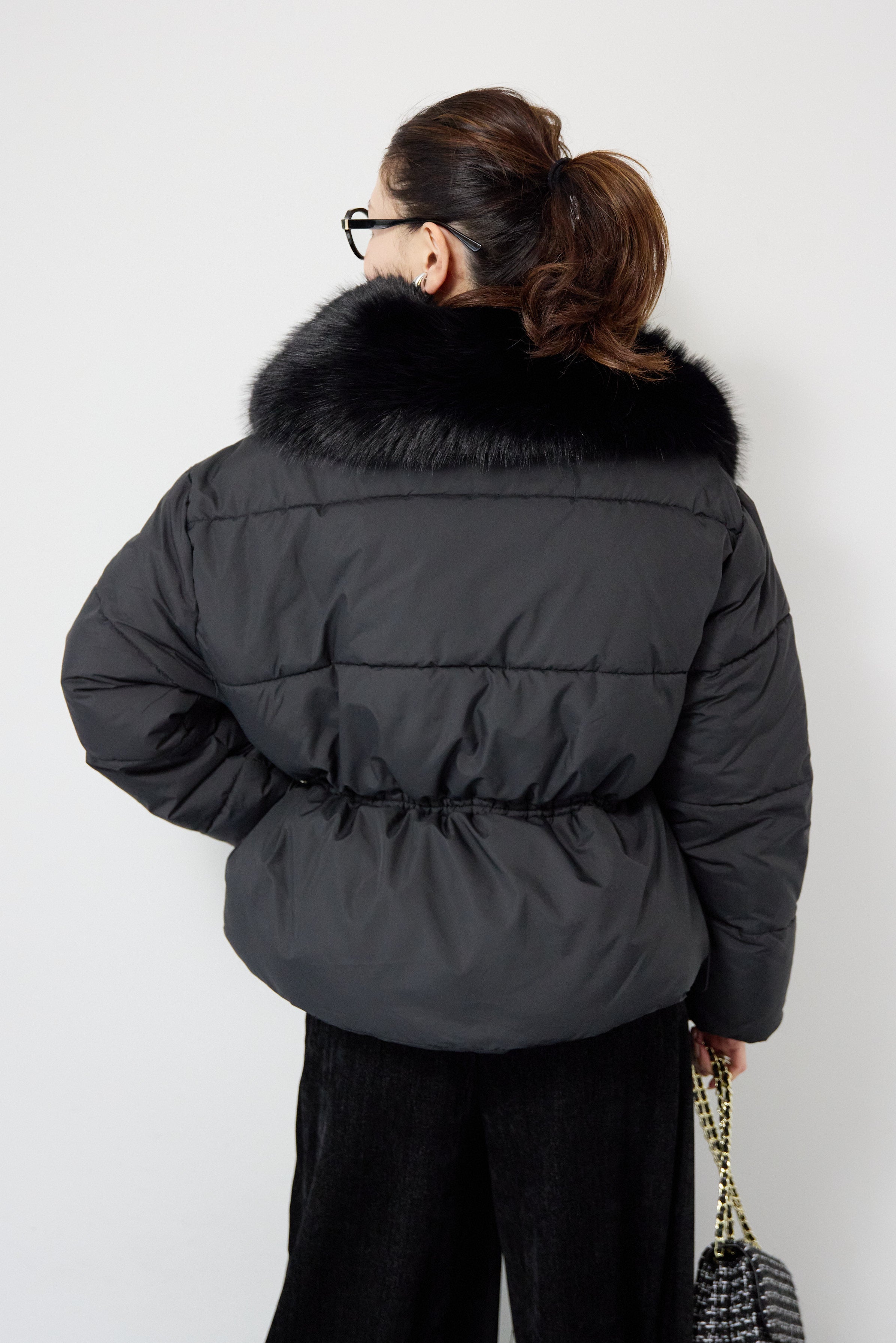 ファー襟付き中綿ジャケット – plusotoha