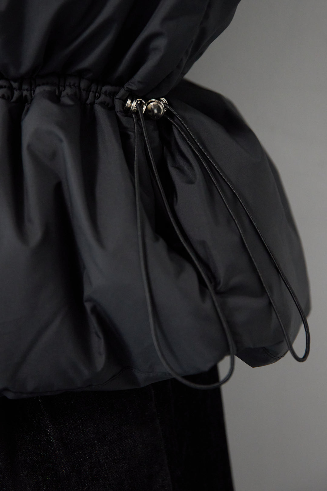 ファー襟付き中綿ジャケット