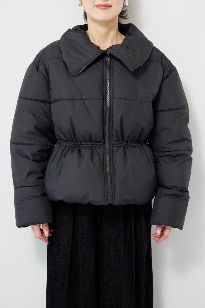 ファー襟付き中綿ジャケット