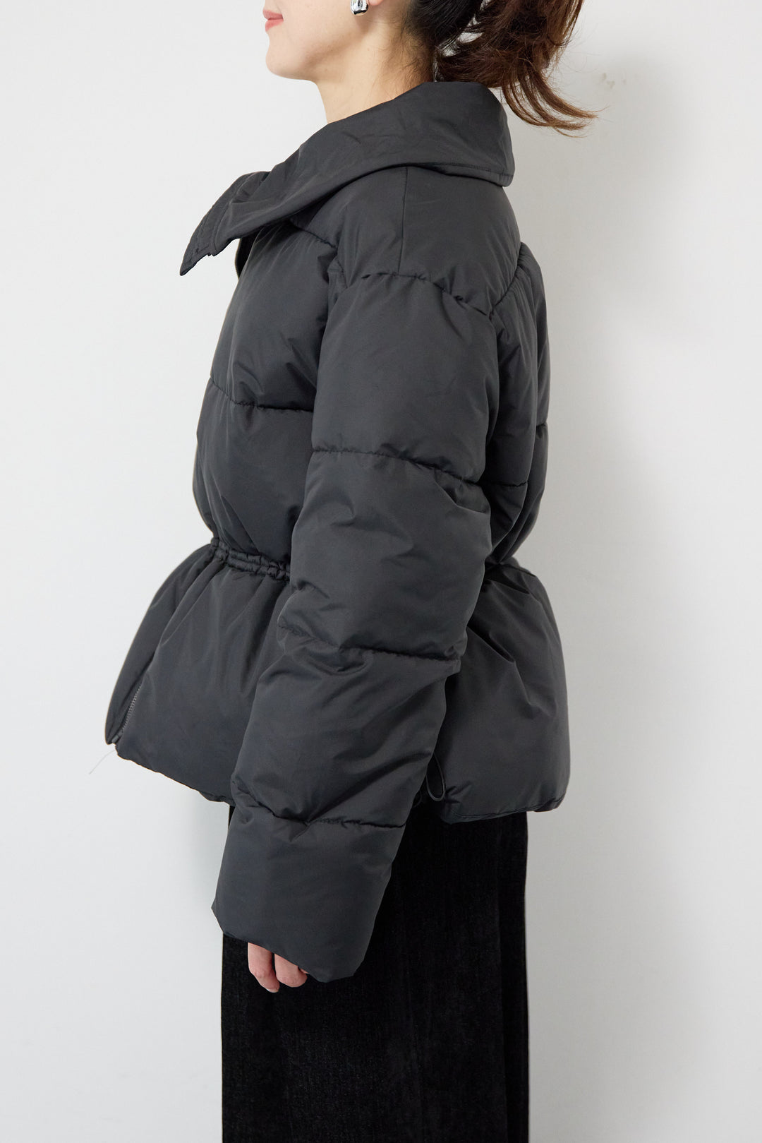 ファー襟付き中綿ジャケット