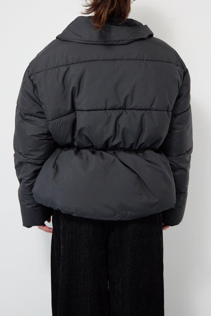 ファー襟付き中綿ジャケット