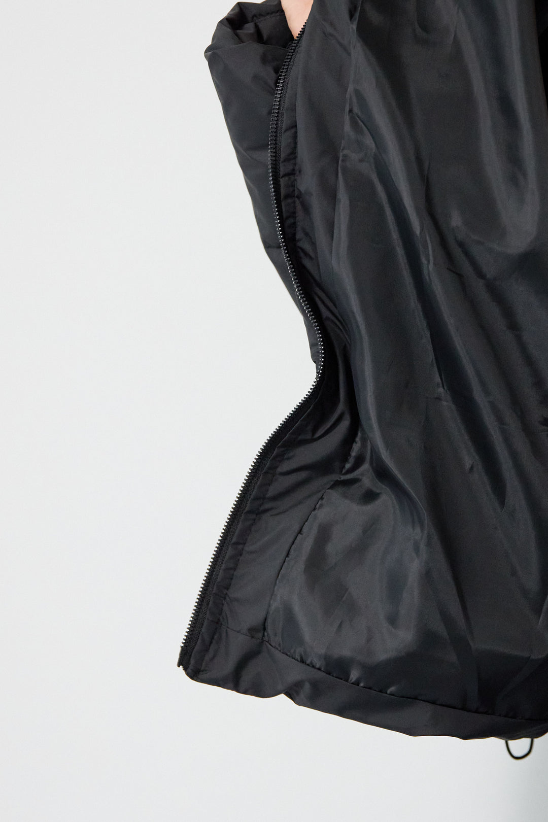 ファー襟付き中綿ジャケット