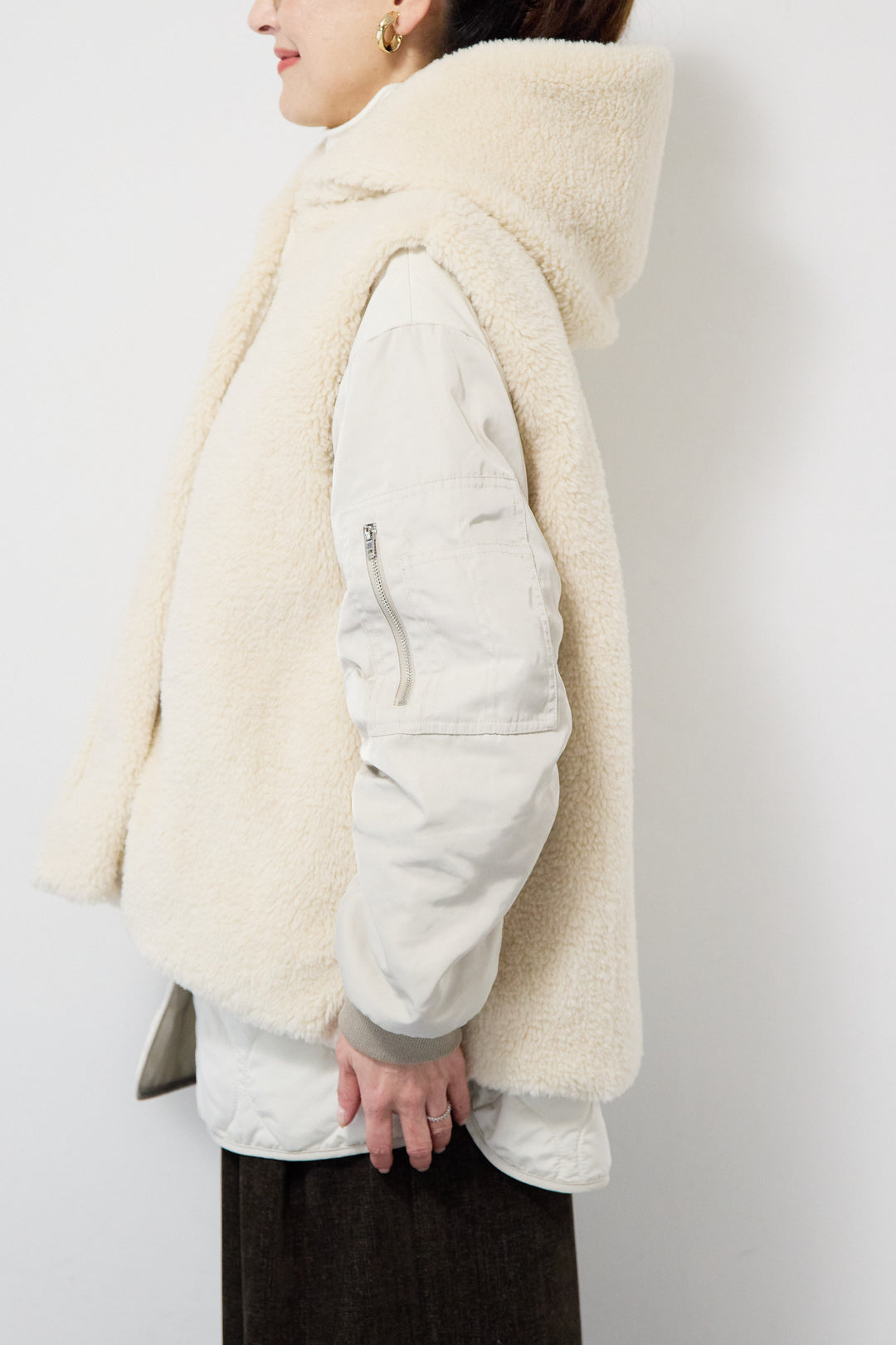 ボアベスト＋キルディング マルチWAYコート