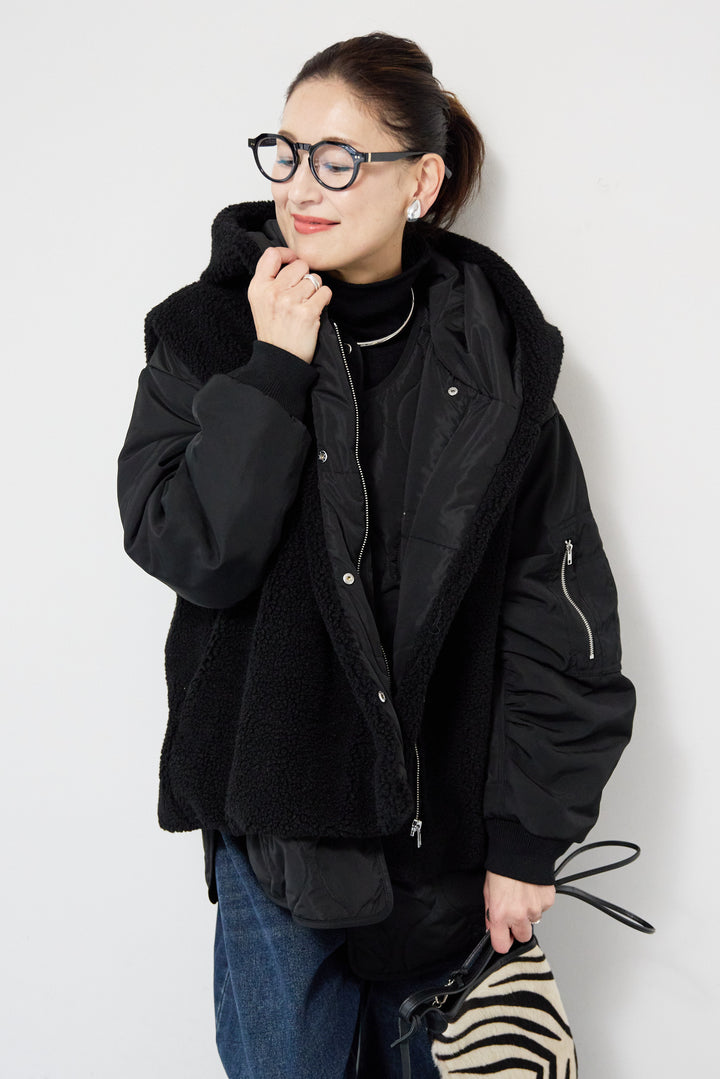 ボアベスト＋キルディング マルチWAYコート