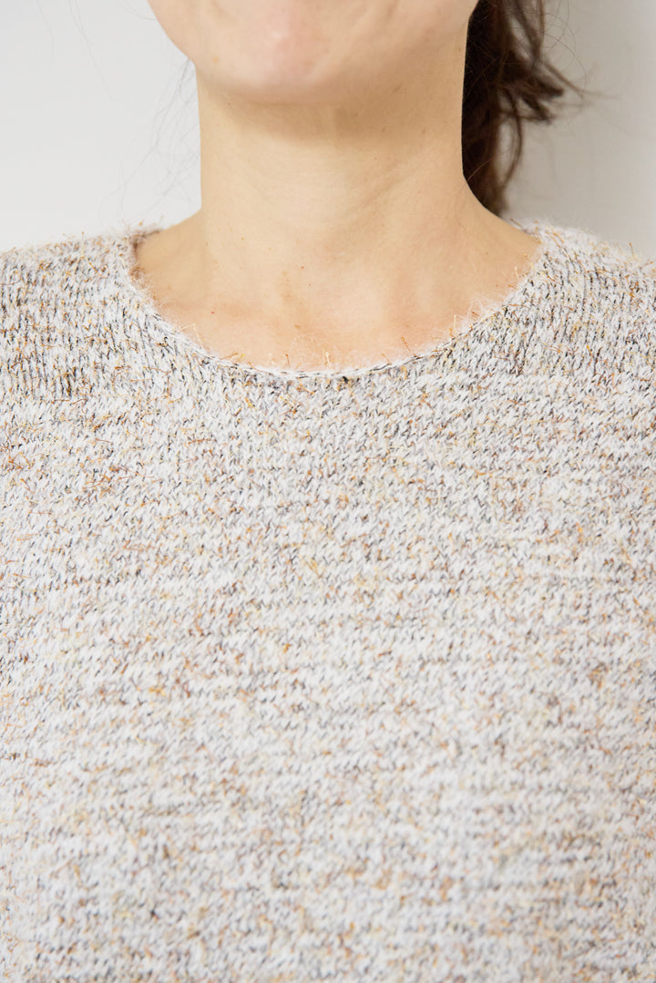 ひげネップヤーンニットプルオーバー