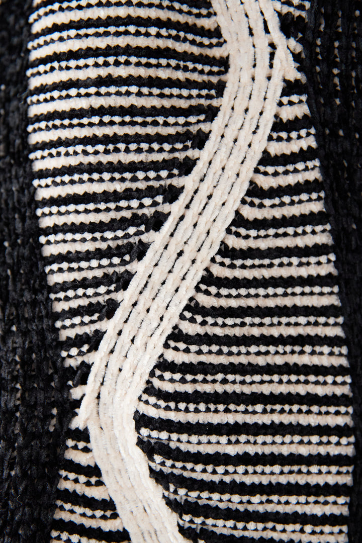 モールヤーン ジャガードニットプルオーバー