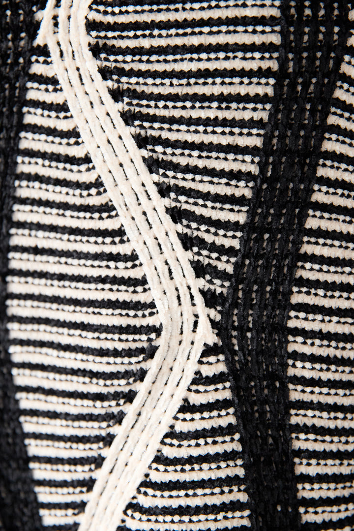 [SET]モールヤーン ジャガードニットプルオーバー+モールヤーン ジャガード Iラインスカート(2set)