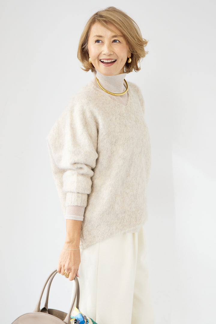 ラメシアー ハイネックトップス