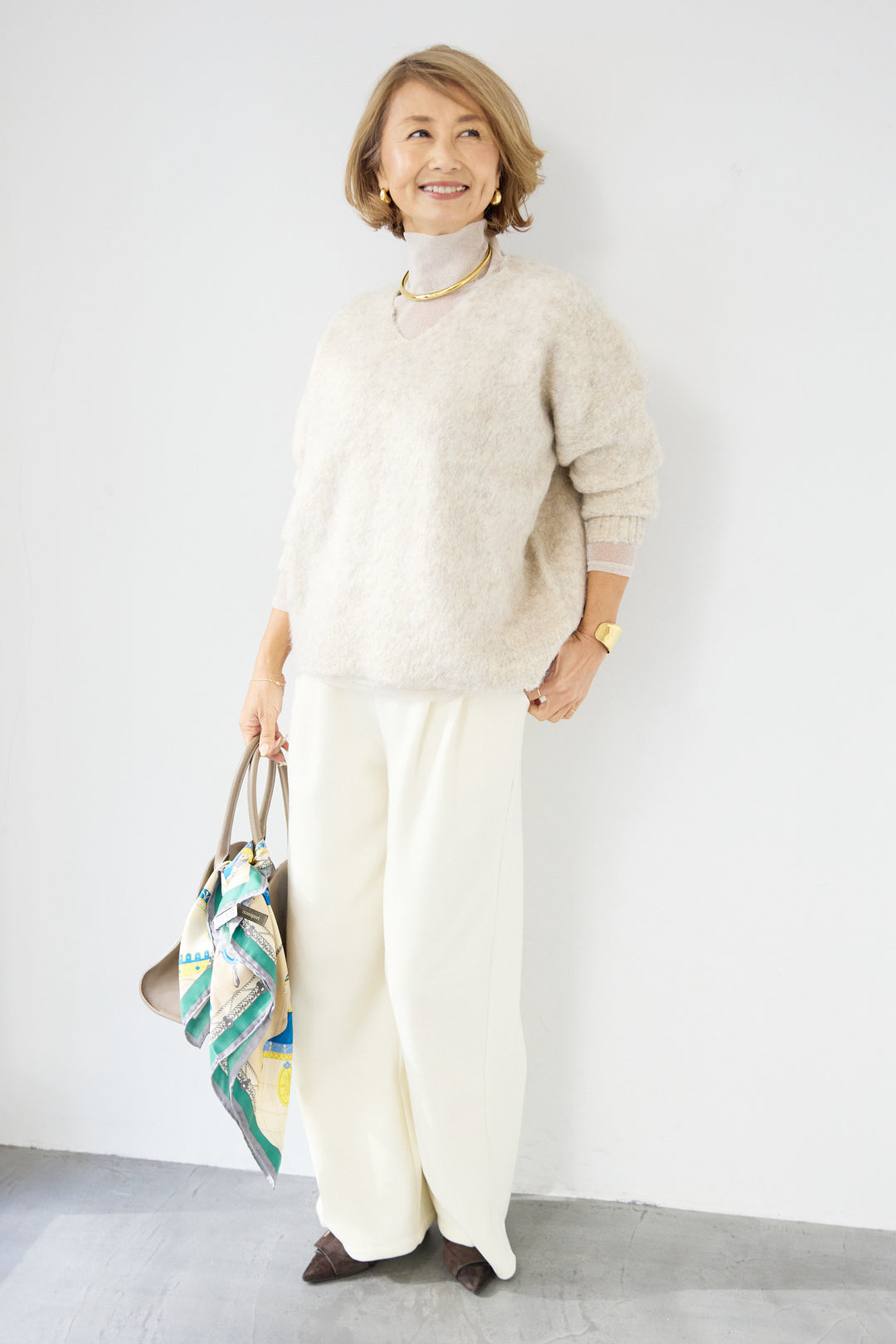 ラメシアー ハイネックトップス