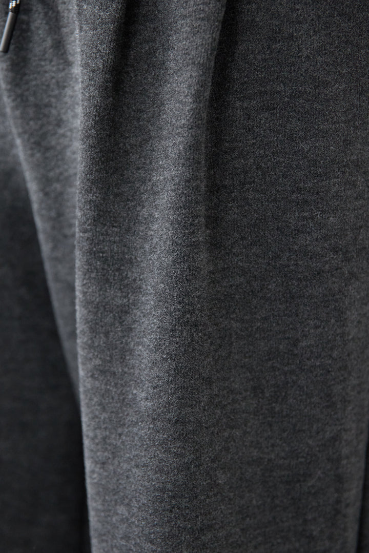 裏起毛イージーワイドパンツ