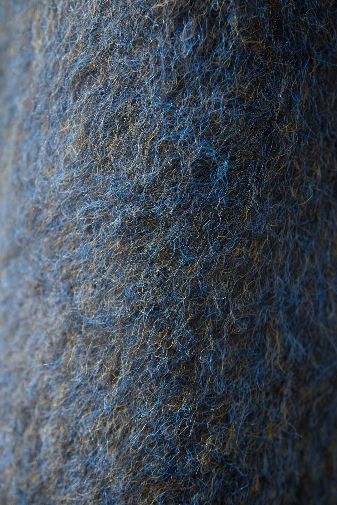 [SET]ヘアリーブークレVネックニット+裏起毛イージーワイドパンツ(2set)