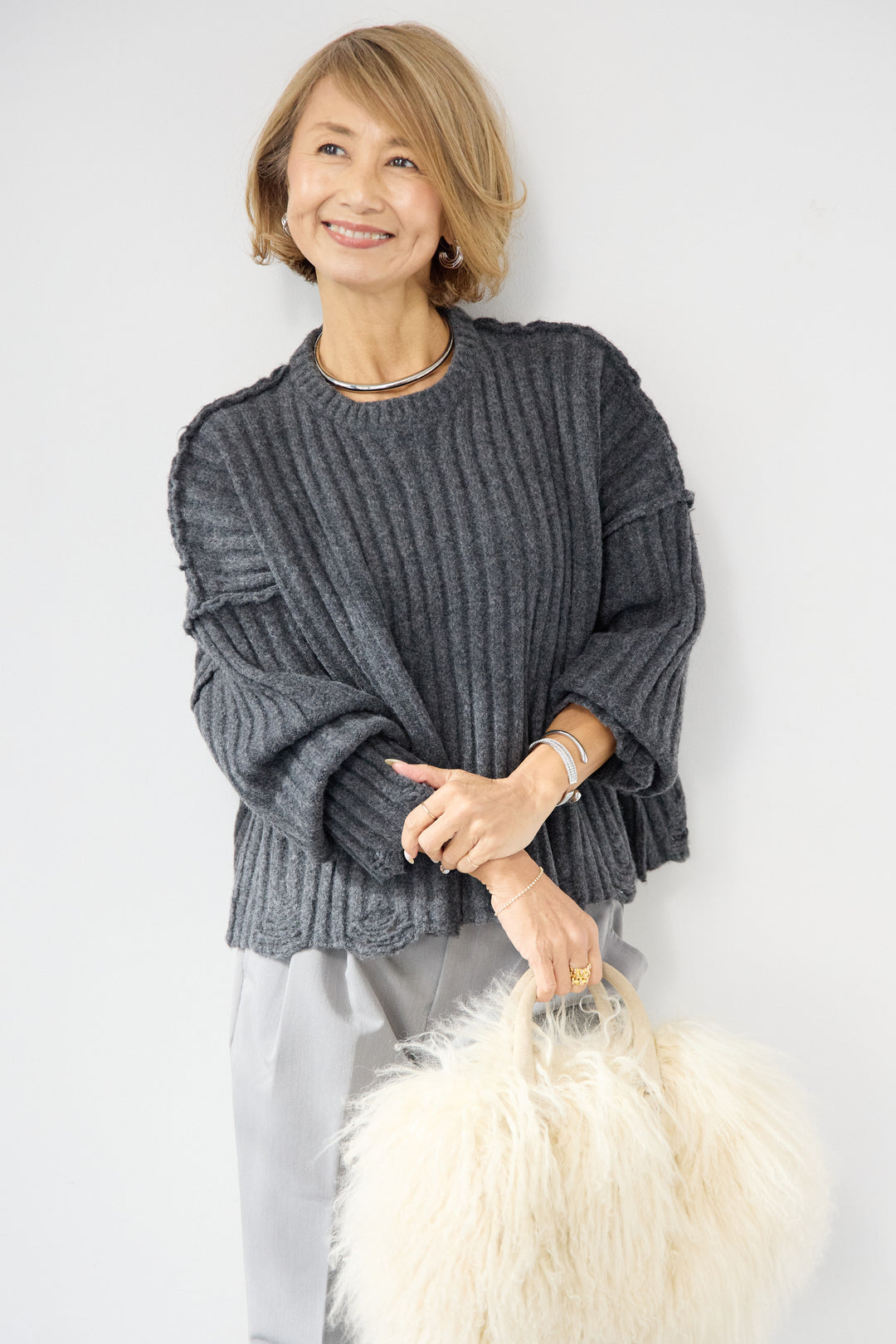 ダメージデザインニット