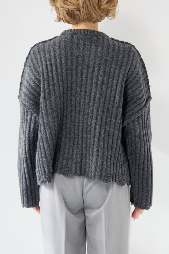 ダメージデザインニット