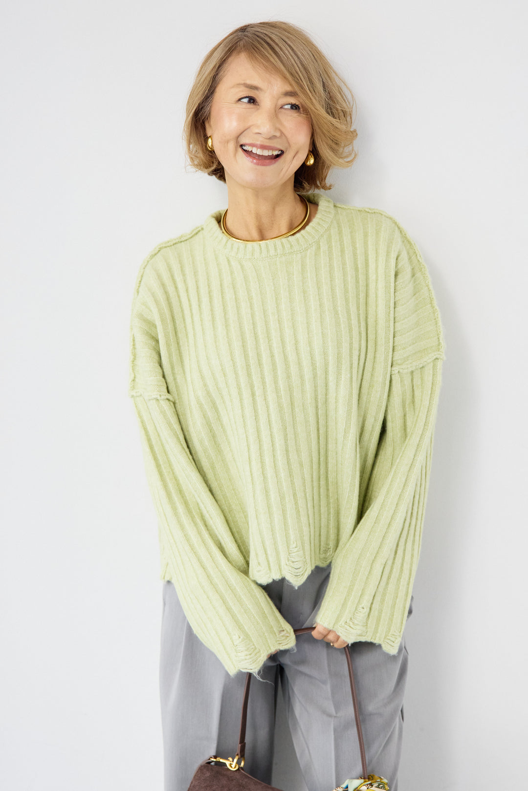 ダメージデザインニット