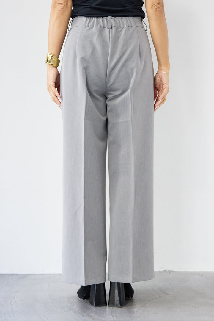 センタープレスタックパンツ