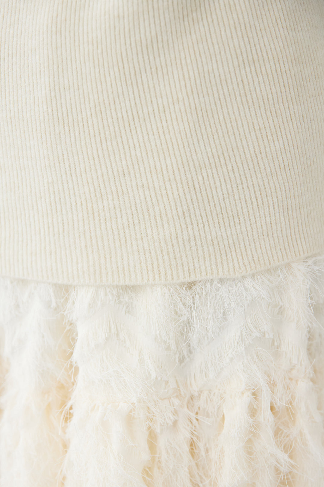 ホールガーメントタートルリブニット