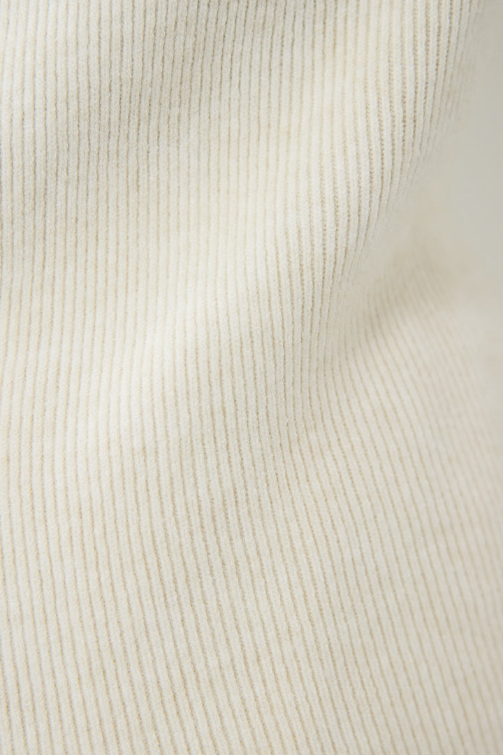 ホールガーメントタートルリブニット