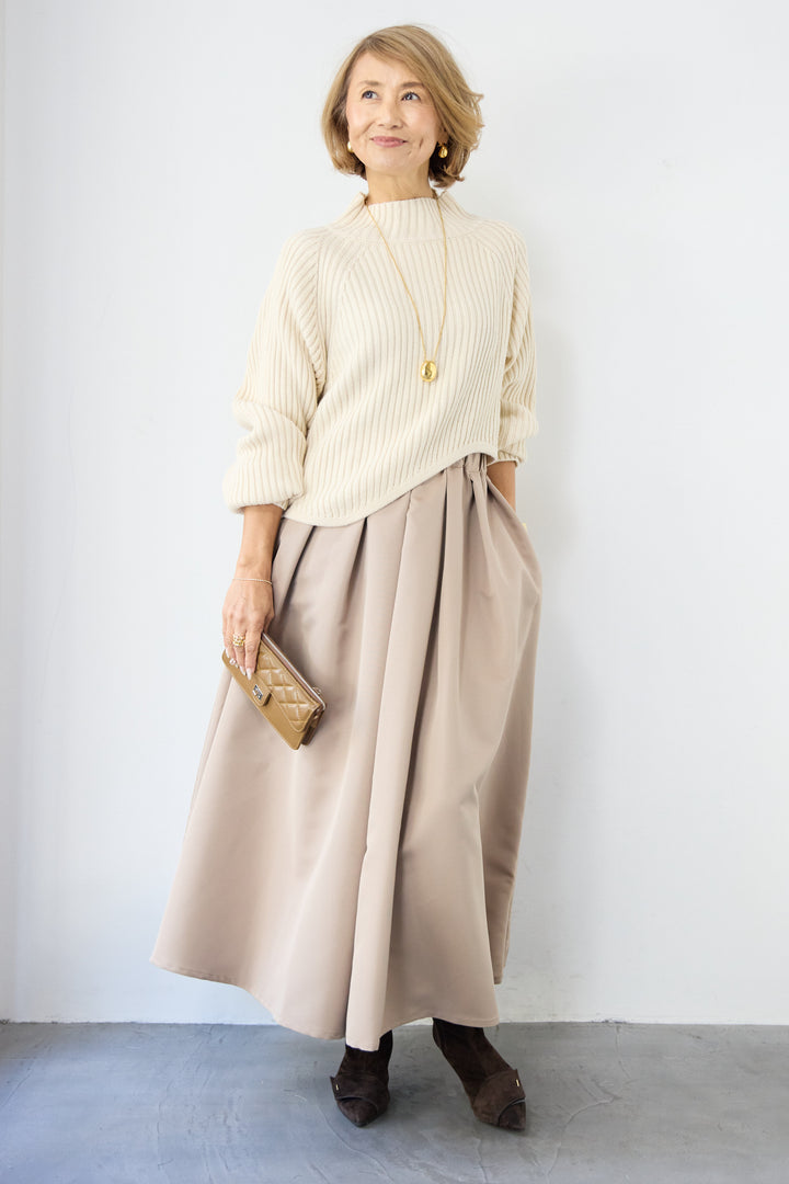 アシメヘムリブニット