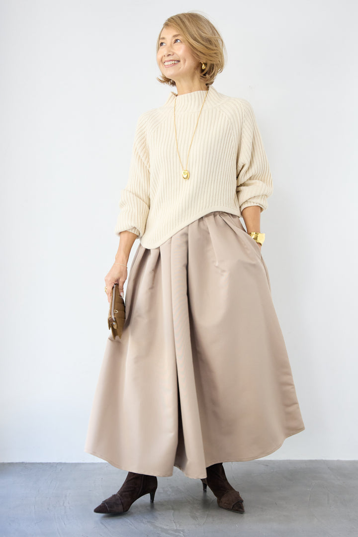 アシメヘムリブニット