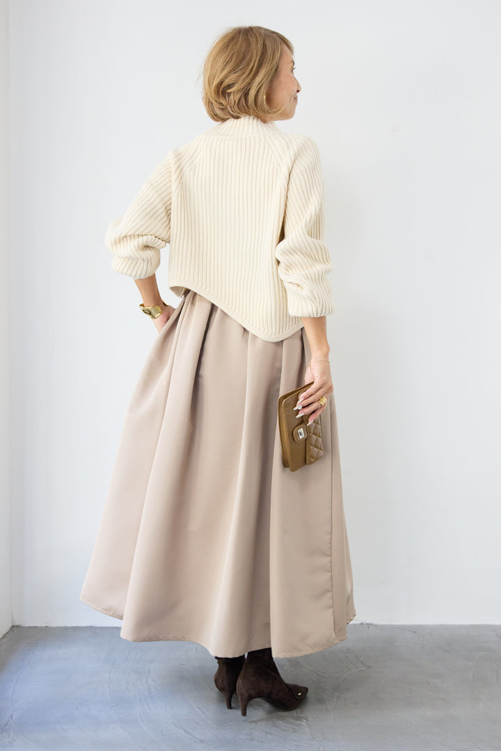 アシメヘムリブニット