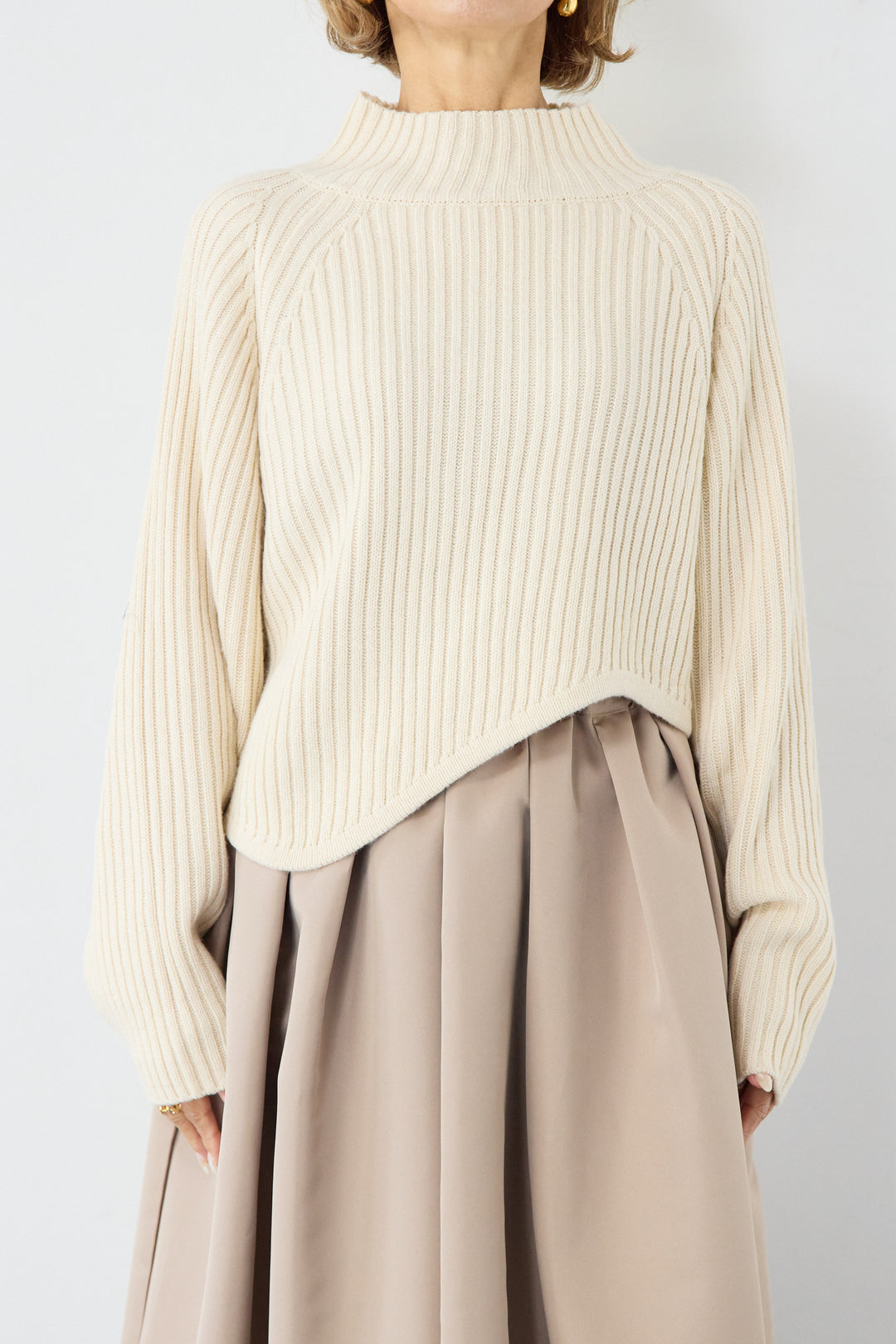 アシメヘムリブニット