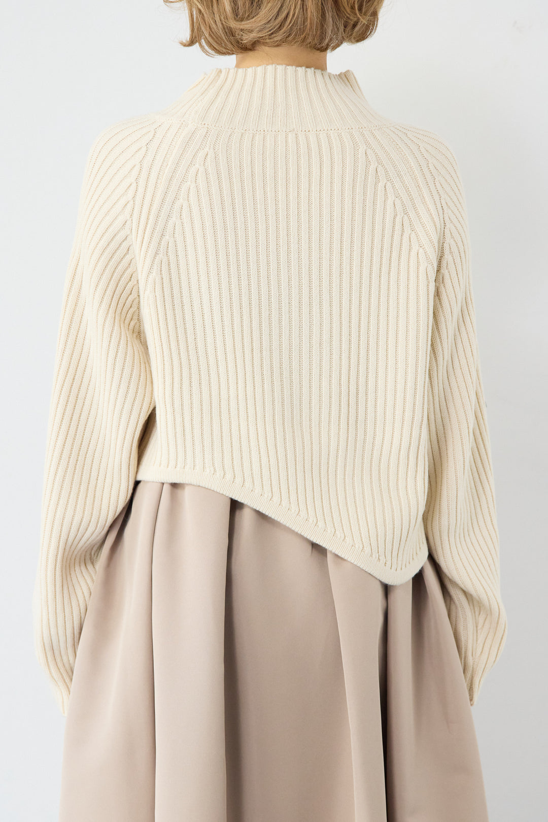 アシメヘムリブニット