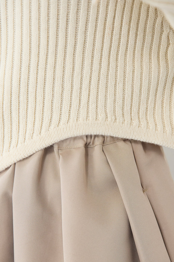 アシメヘムリブニット