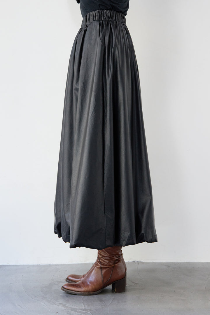 バルーンエコレザースカート