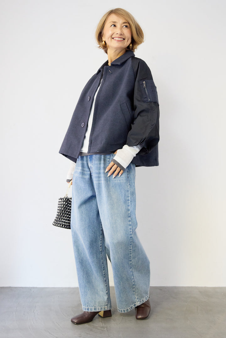 MA-1スリーブブルゾン