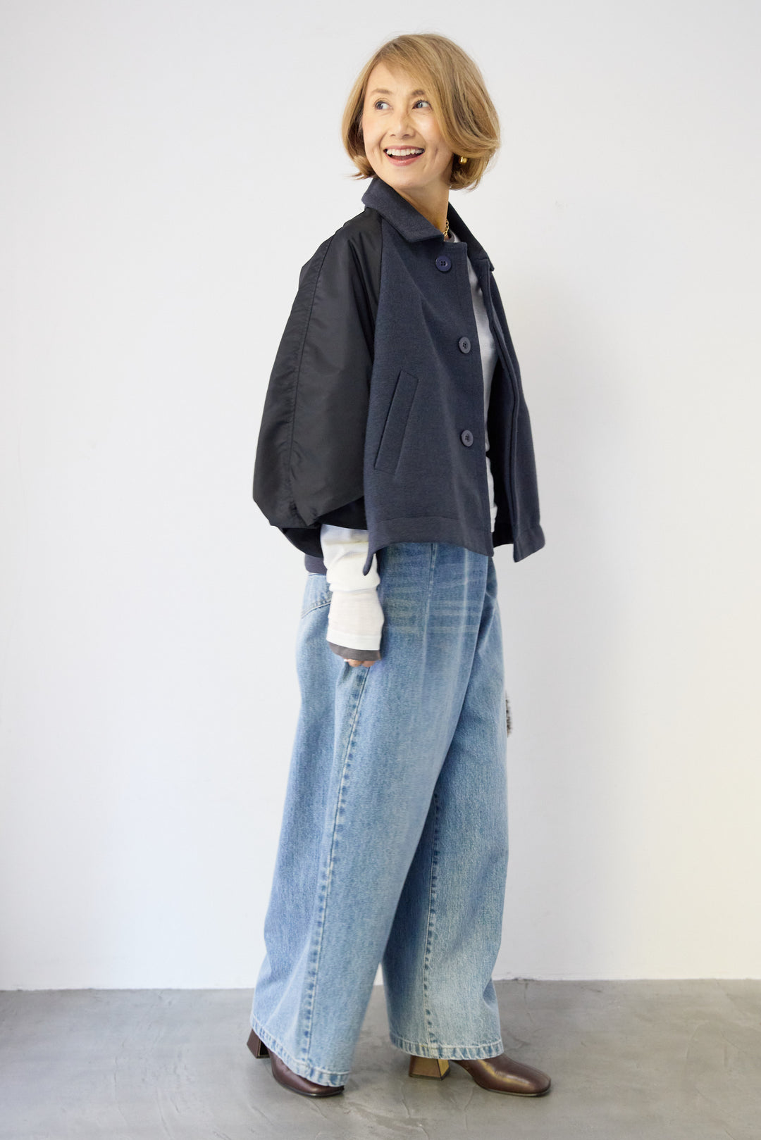 MA-1スリーブブルゾン