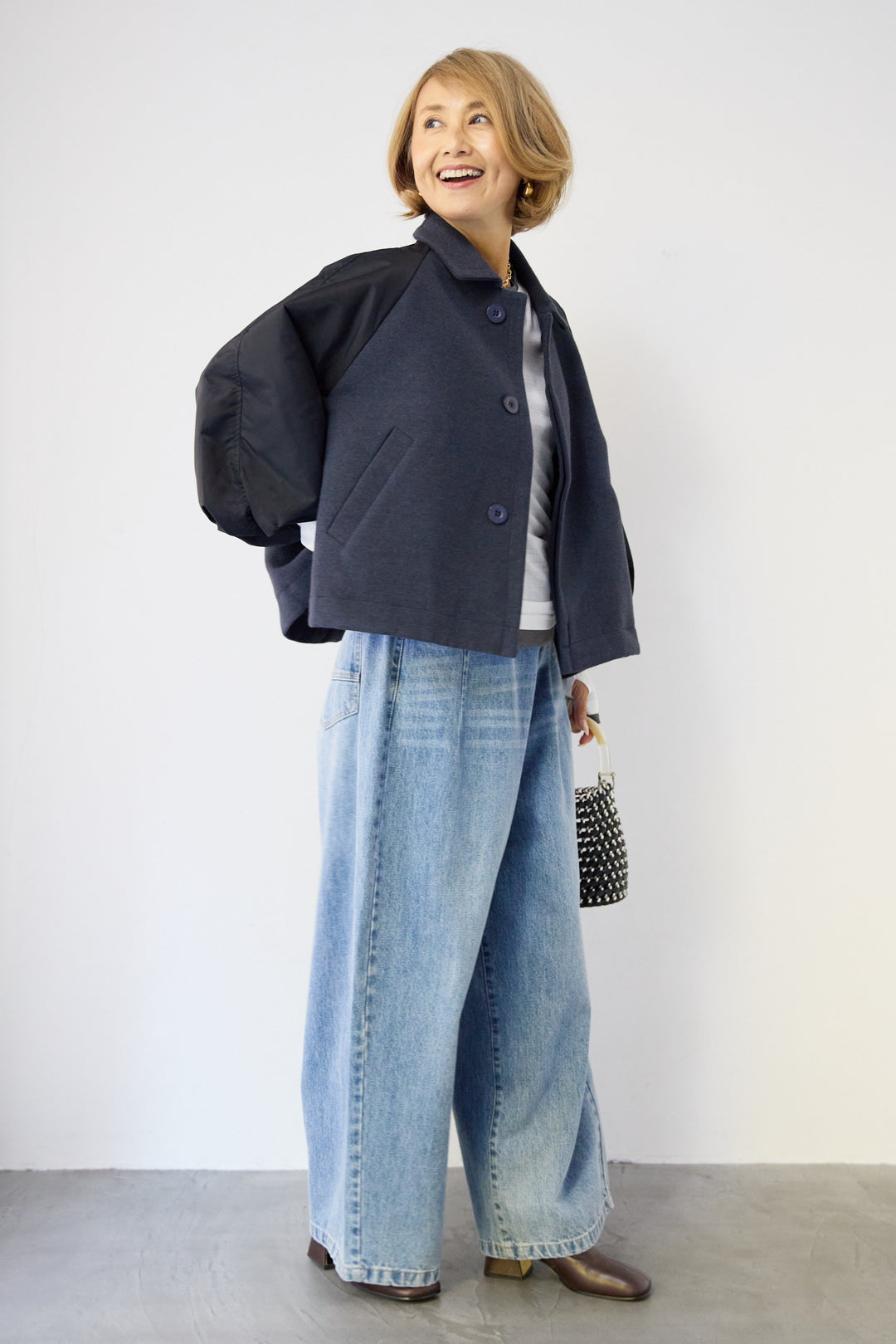 MA-1スリーブブルゾン