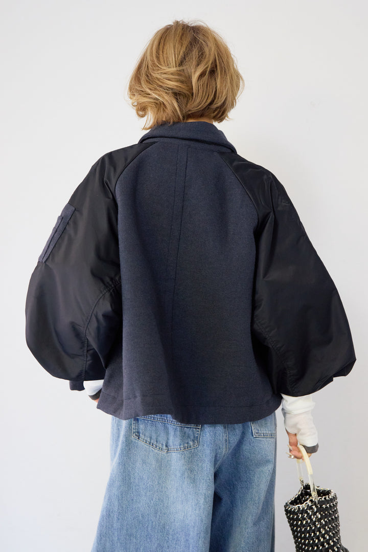 MA-1スリーブブルゾン