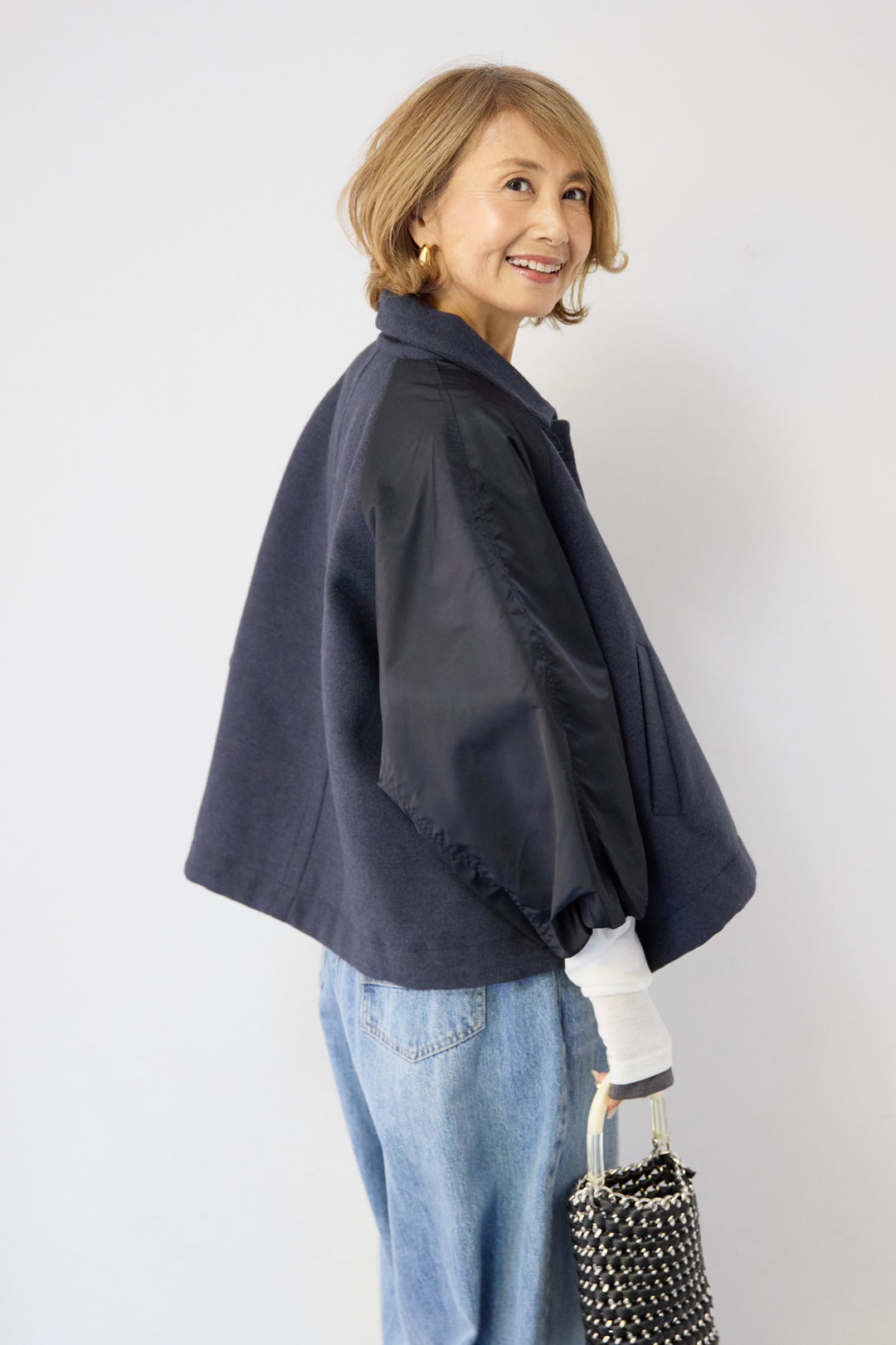 MA-1スリーブブルゾン