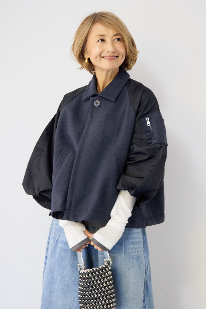 MA-1スリーブブルゾン