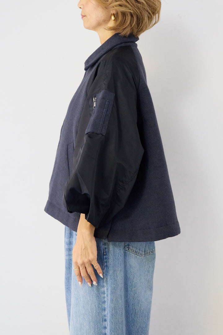 MA-1スリーブブルゾン