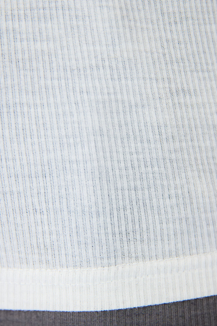 レイヤードデザイン ロングTシャツ