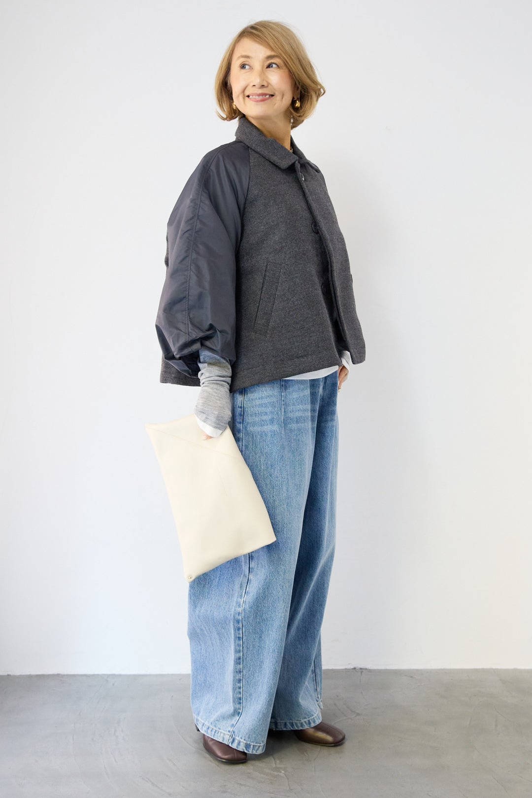 MA-1スリーブブルゾン