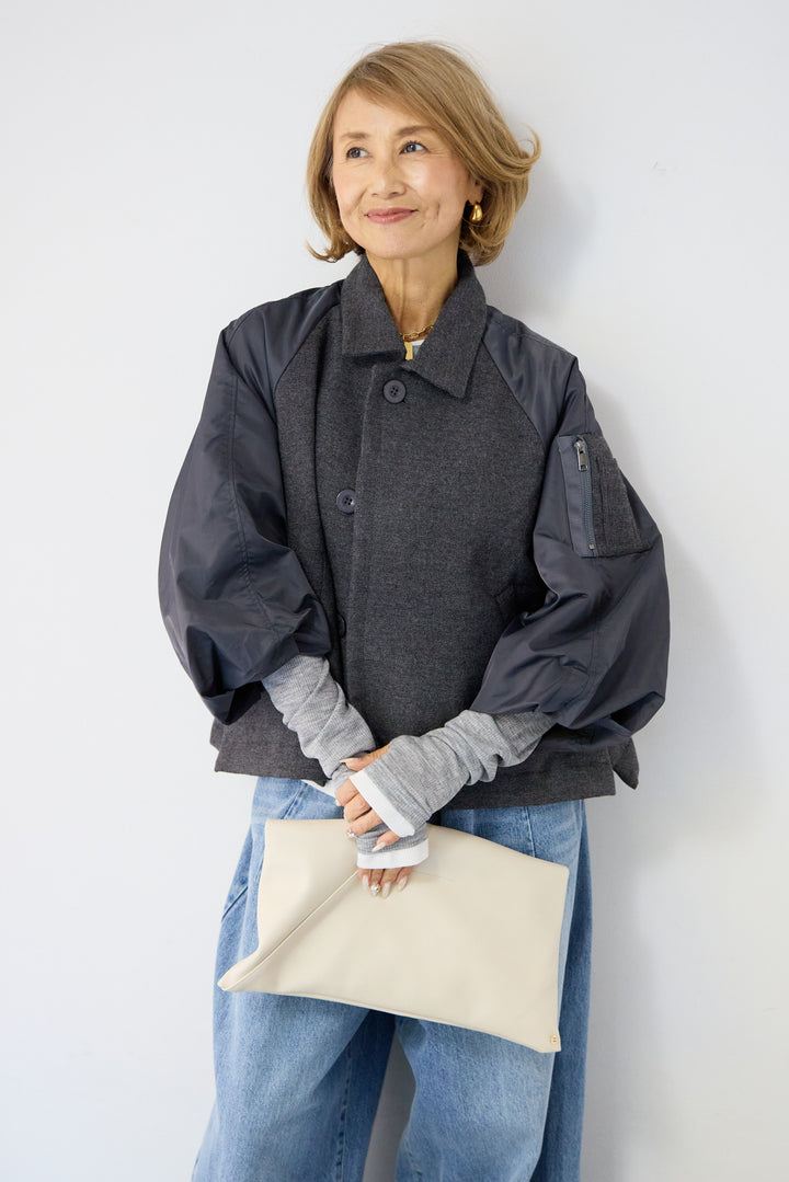 MA-1スリーブブルゾン