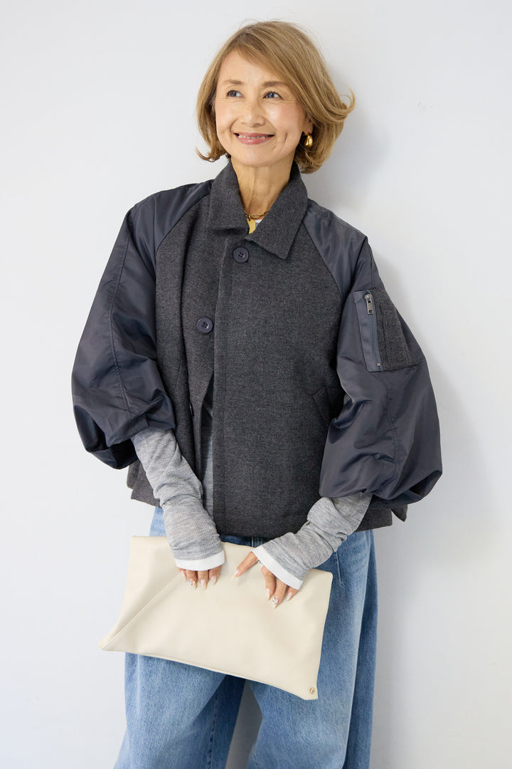 MA-1スリーブブルゾン