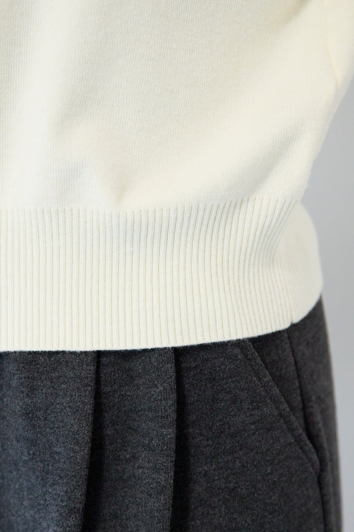 シルク混ビジューカーディガン